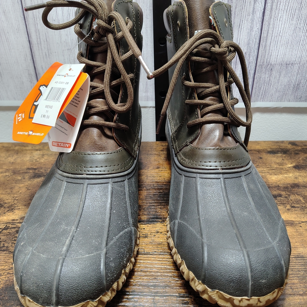 Arctic Shield Men's Boots Waterproof Size 11